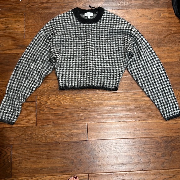 NWOT & other stories fuzzy jacquard knit sweater - Picture 3 of 7